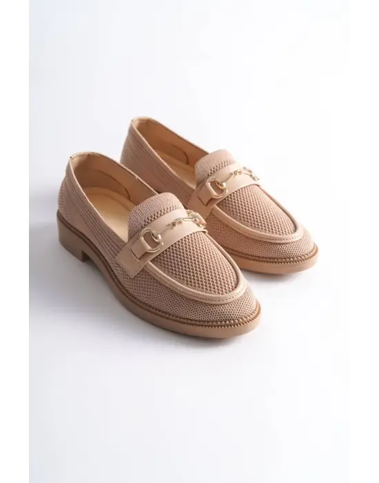 KB-021 Kuback Nut Triko G Toka  Günlük Kadın Ayakkabı