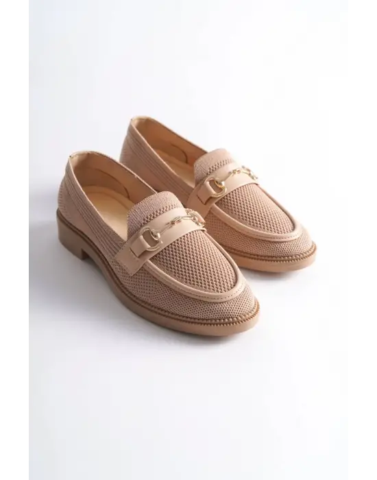 KB-021 Kuback Nut Triko G Toka  Günlük Kadın Ayakkabı