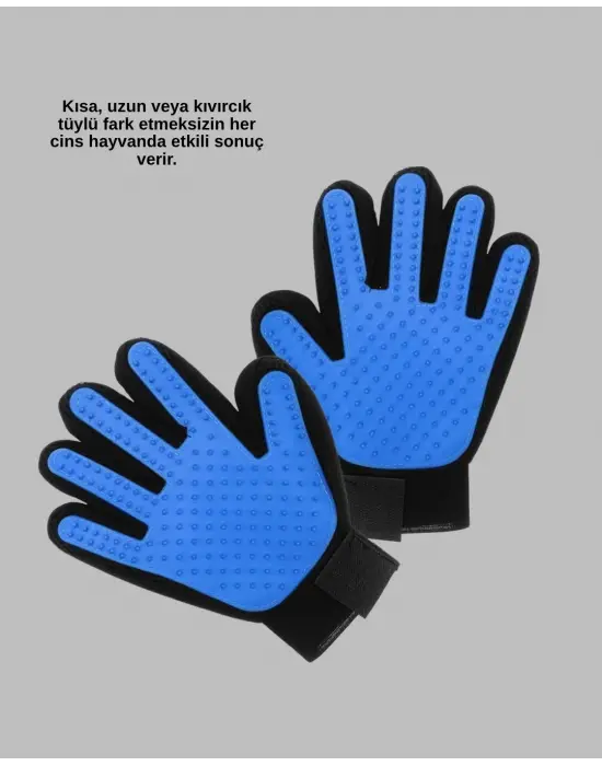 Kedi Ve Köpek Tüy Toplama Masaj Eldiveni