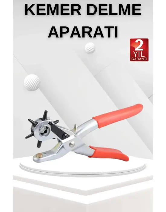 Kemer Delme Makinesi Aleti Kemer Delme Pensi Kumaş Kemer Ayakkabı Deri