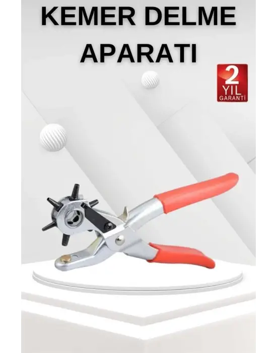 Kemer Delme Makinesi Aleti Kemer Delme Pensi Kumaş Kemer Ayakkabı Deri