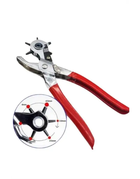 Kemer Delme Makinesi Aleti Kemer Delme Pensi Kumaş Kemer Ayakkabı Deri