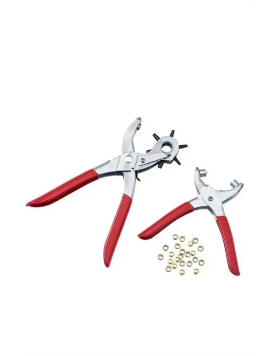 Kemer Delme Makinesi Aleti Kemer Delme Pensi Kumaş Kemer Ayakkabı Deri