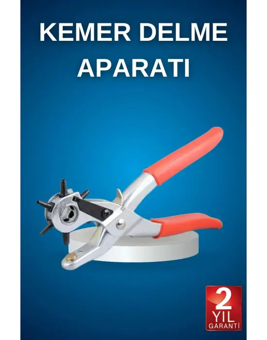 Kemer Delme Pensesi Deri Delici Pensi Zımba 6 Farklı Boyutta