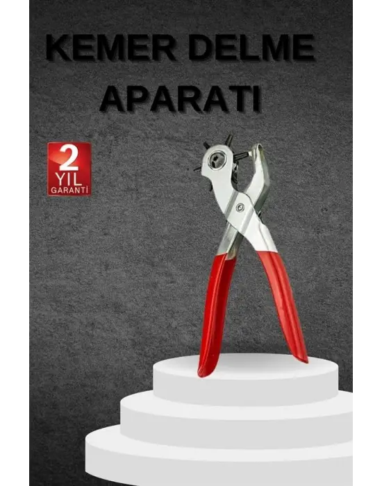 Kemer Delme Pensesi- Kemer Delik Açma Zımbası Paslanmaz Çelik