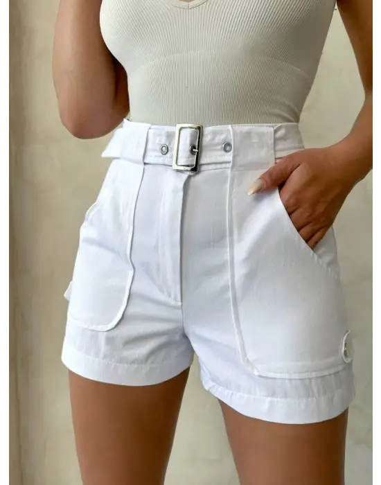 Modern Gabardin Şort