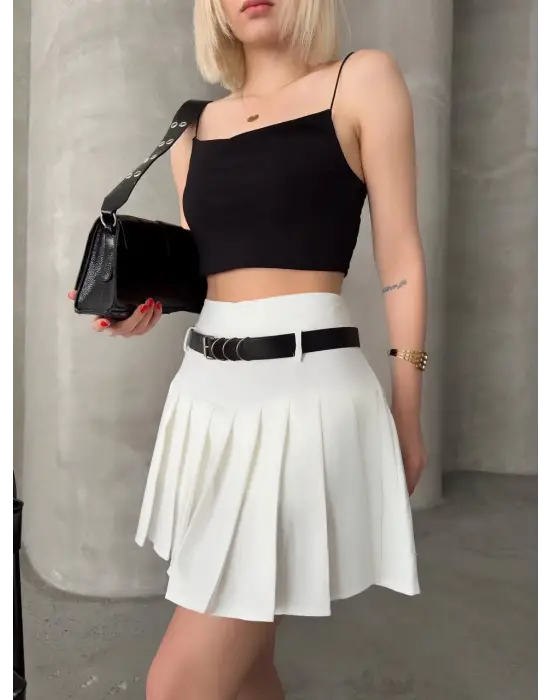 Modern Pikseli Şort Etek