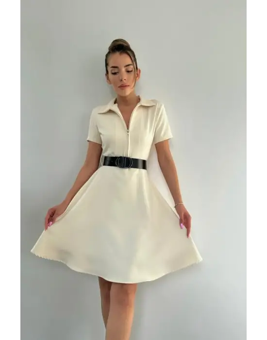 Kemik Kemerli Spor Elbise