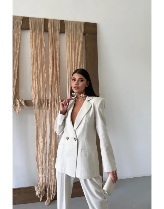 KETEN CEKET - PANTOLON TAKIM - Ham