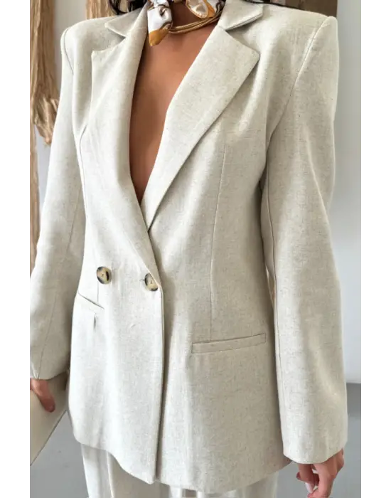 KETEN CEKET - PANTOLON TAKIM - Ham