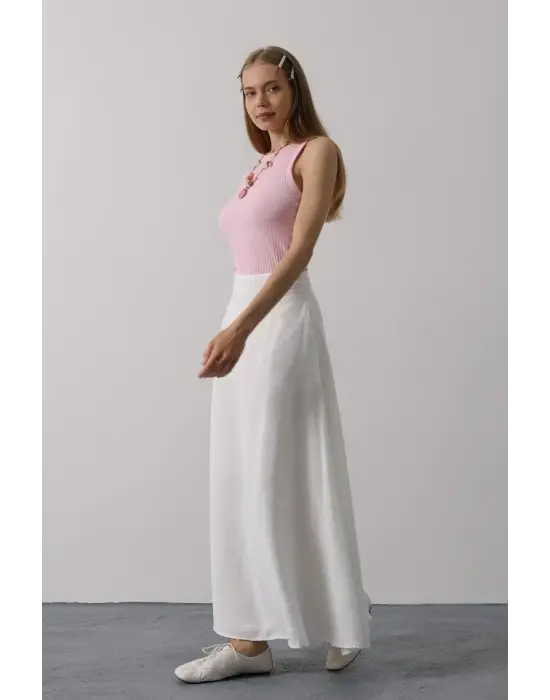 Keten Etek - Beyaz