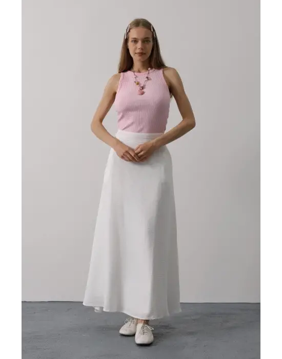 Keten Etek - Beyaz