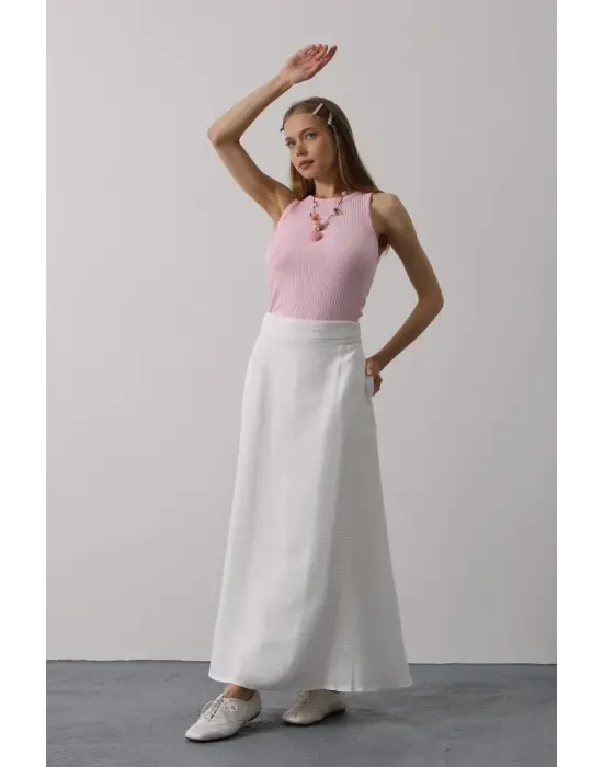 Keten Etek - Beyaz