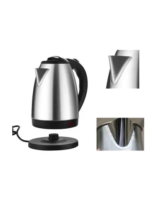 Kettle Su Isıtıcı C F Priz Uyumlu 220 - 240 V Paslanmaz Çelik Kablolu