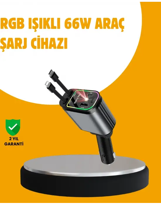 Kia, Seat, Mazda, Mitsubishi Araçlar İçin Çok Fonksiyonlu Araç Şarj Adaptörü