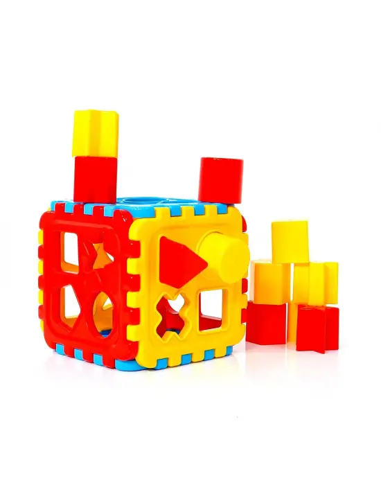 Omarı Renkli Eğitici Şekil Küpleri