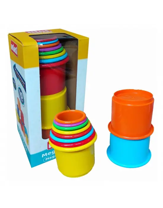 Omarı Yüksek Yük Taşıma Kapasiteli Oyuncak Kule Oyun Seti