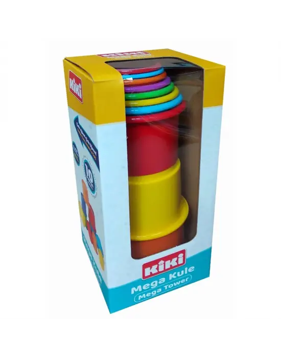 Omarı Yüksek Yük Taşıma Kapasiteli Oyuncak Kule Oyun Seti