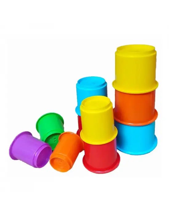 Omarı Yüksek Yük Taşıma Kapasiteli Oyuncak Kule Oyun Seti