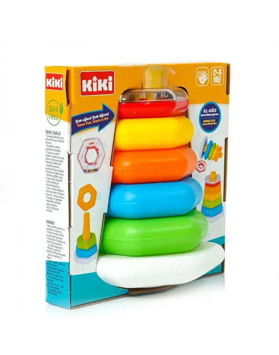 Omarı Renkli Altıgen Halkalar Çıngıraklı