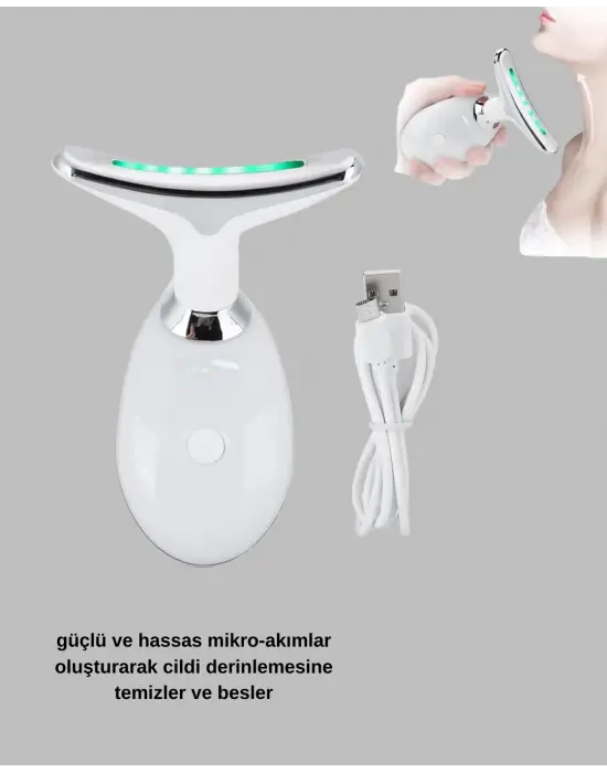 Kırışıklık Önleyici Güzellik Cihazı | Mikro Akım Masaj Ve Isı Terapisi
