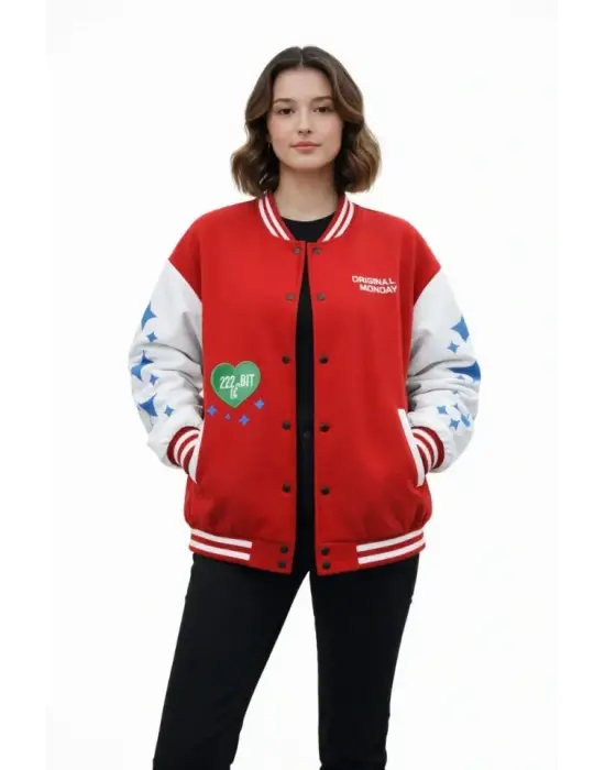 Trend Oversize Kalıp Kolej Ceket