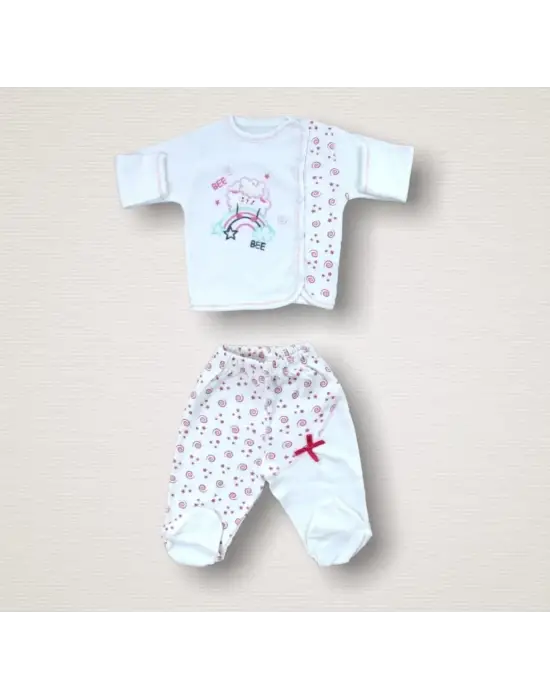 Göz Alıcı Kıvırcık Kuzu Nakışlı Zıbın Takımı