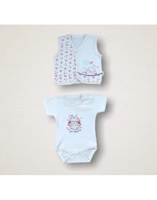 Göz Alıcı Kıvırcık Kuzu Nakışlı Zıbın Takımı