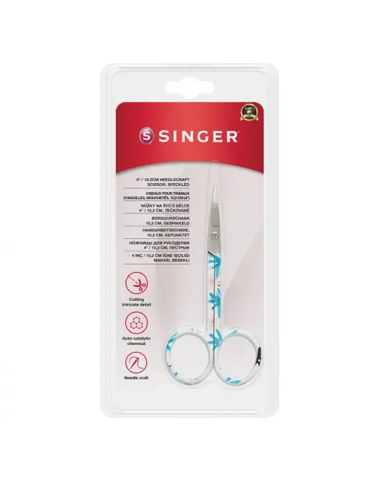 Omarı Kıvrık Uçlu Renkli Nakış Makası - Pratik ve Renkli 4"