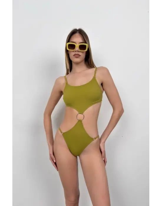 Omarı Deniz Akıntısı Desenli Mayokini