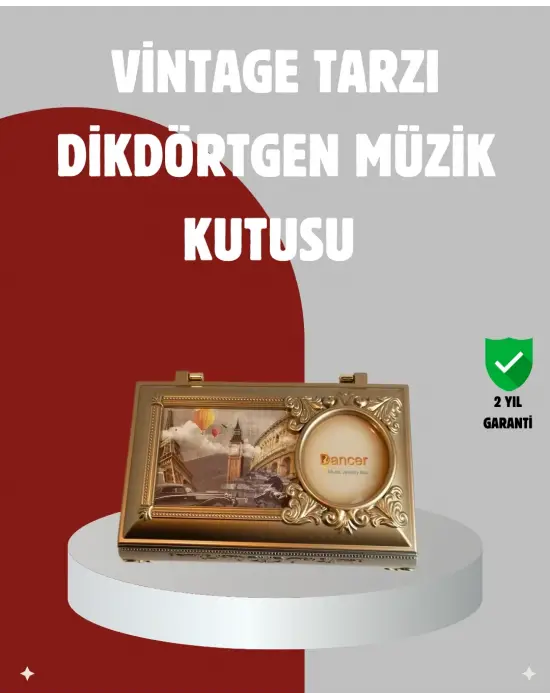 Kız Çocuk Oyuncak Piyano Görünümlü Balerinli Müzik Kutusu