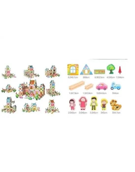 Kızılkaya 268 Parça Mimari Yapı Blokları 2102103