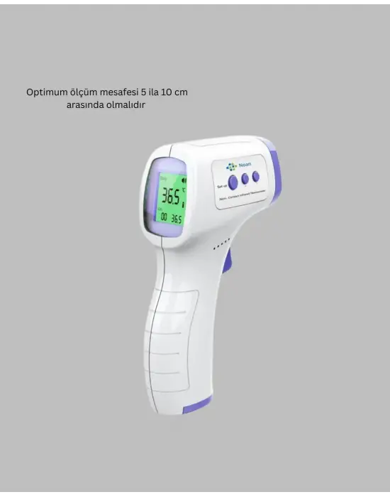 Kızılötesi Temassız Ateş Ölçer Lcd Ekranlı Hassas Termometre