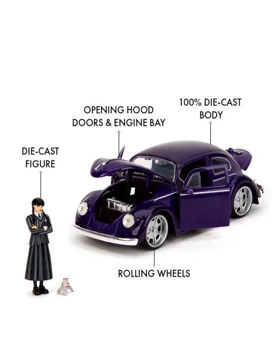 Omarı Vintage Style Volkswagen Beetle Model Araba