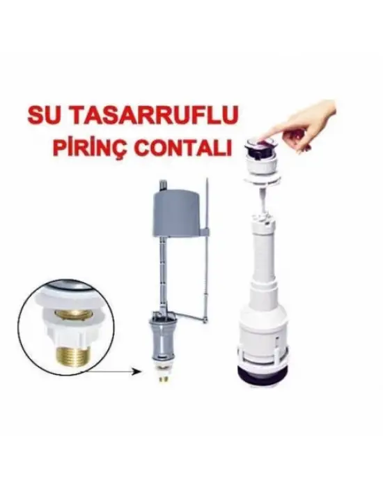 Klozet Sifon Basmalı Rezervuar İç Takım Su Tasarruflu