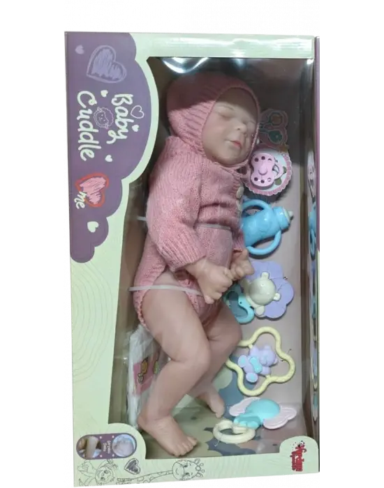 KNG-902-5 905-2 KUT 43 CM GERÇEKÇİ BEBEK VE