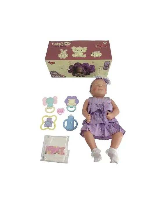 KNG-902-5A KUT 43 CM AKS GERÇEKÇİ BEBEK