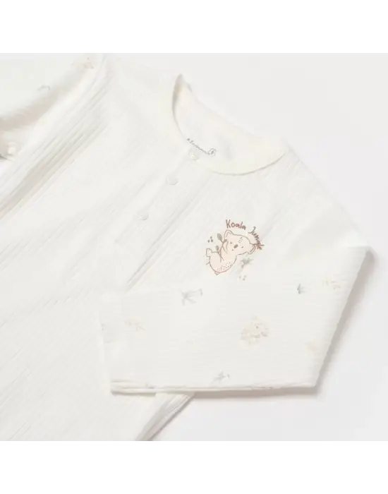 Omarı Mint Renkli Uzun Kol Bebek Body