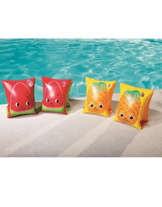 Omarı Fermuarlı Kolluk Meyve Desenli Şık Kılıf - 23x15 Cm