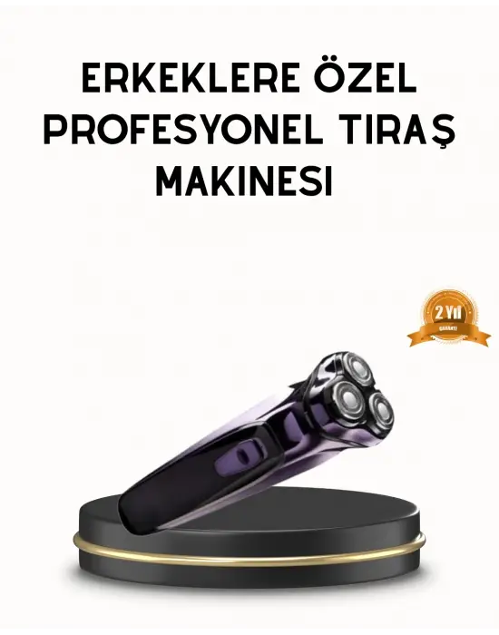 Kompakt Şarjlı Saç Sakal Tıraş Makinesi Kuru Kullanım Özellikli