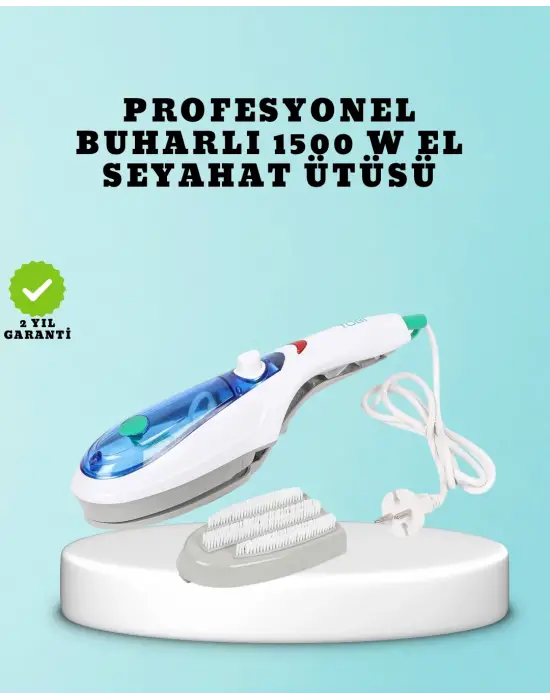 Kompakt Seyahat Ütüsü 1500w | Koku Giderici Buhar Fonksiyonlu