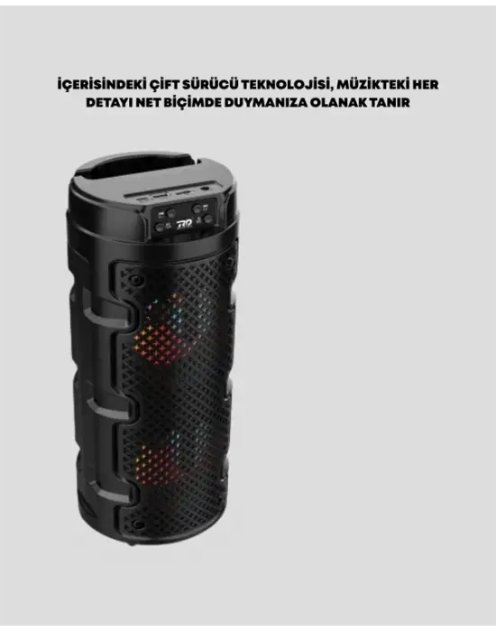 Kompakt Tasarım, Yüksek Ses Performansı – Çoklu Giriş Seçenekli Kablosuz Hoparlör (bluetooth, Usb, Sd Kart, Aux)