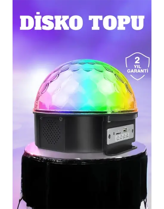 Kompakt Tasarımlı, Telefon Kontrollü Disko Topu Işıkları