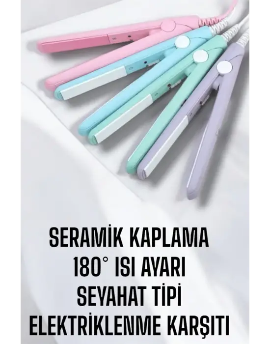 Kompakt Ve Hafif: Elektriklenme Karşıtı Mini Saç Düzleştirici