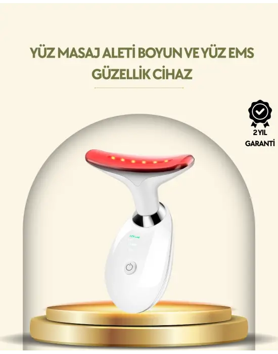 Kompakt Ve Taşınabilir Cilt Bakım Cihazı – 3 Fonksiyonlu, Usb Şarjlı, Led Işıklı Güzellik Aleti