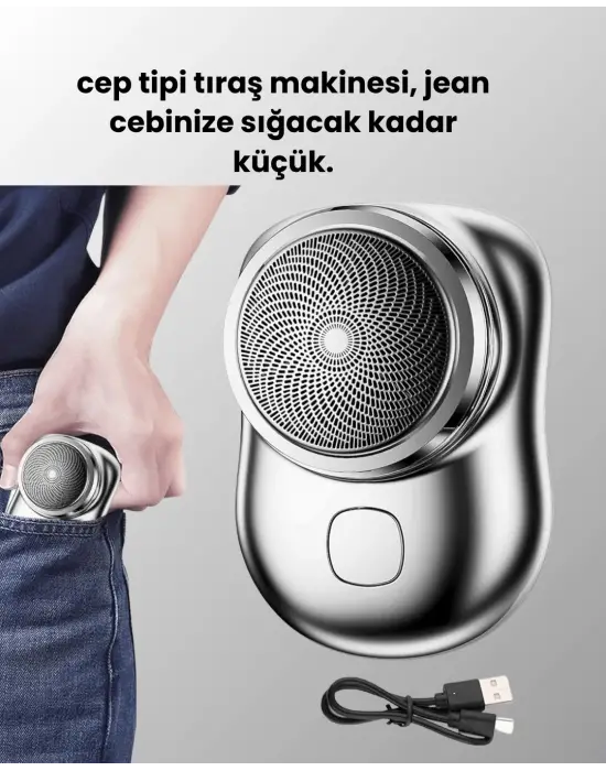 Komple Vücut İçin Taşınabilir Elektrikli Tıraş Cihazı