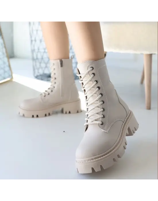 Omarı Yumuşak Dokulu Yüksek Topuklu Bot