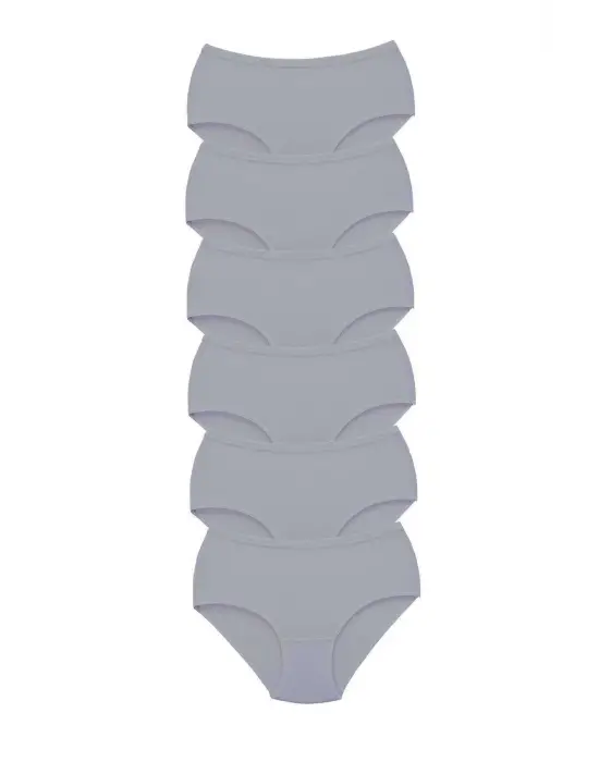 Omarı Yumuşak Dokulu Yüksek Bel Kalın Lastik Külot