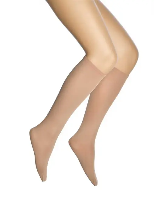 Omarı Yumuşak ve Esnek 70 Den Dizaltı Kadın Çorap Seti