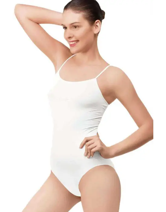 Omarı Dikişsiz Askı Body Zıbın Atlet